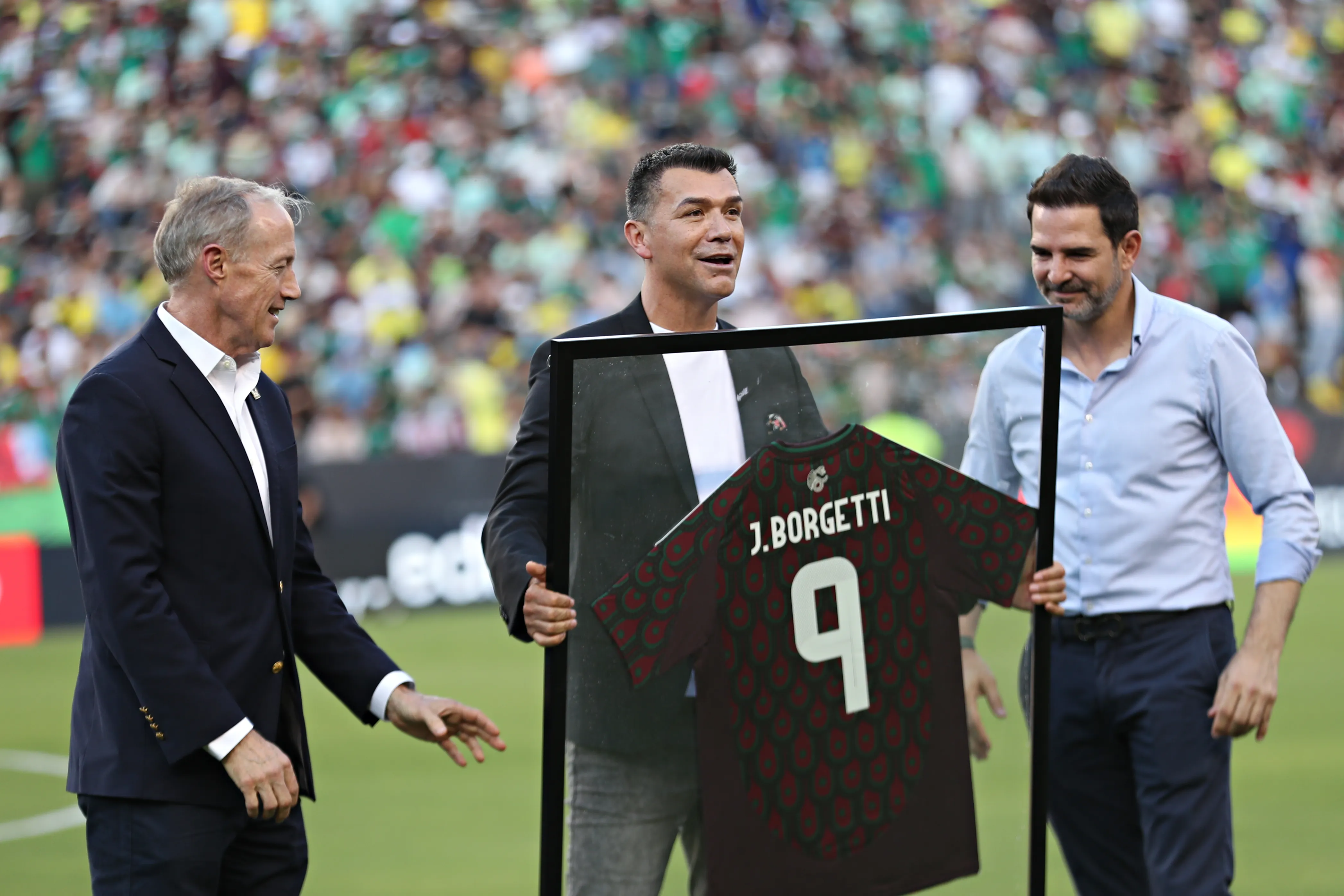 Jared Borgetti participó en dos Mundiales con México:&nbsp;Corea del Sur-Japón 2002&nbsp;y&nbsp;Alemania 2006 (Getty Images).