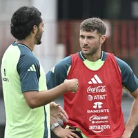 Giménez "le dice" al Vasco con quien quiere jugar en el ataque