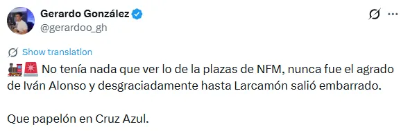 Información de Gerardo González