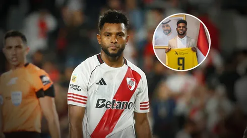 Miguel Borja fue presentado en su nuevo equipo en Medio Oriente, un día después de caerse su fichaje a Cruz Azul.