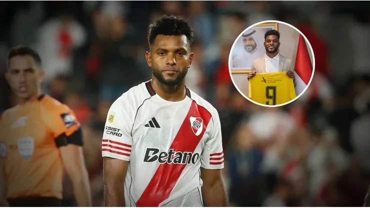 Miguel Borja fue presentado en su nuevo equipo en Medio Oriente, un día después de caerse su fichaje a Cruz Azul.