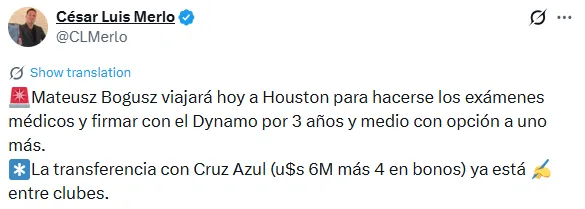 Información de César Luis Merlo