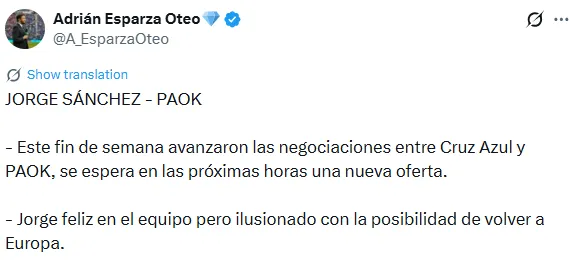 Información de Adrián Esparza Oteo