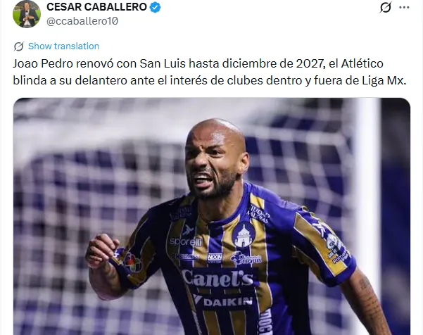 Información de César Caballero