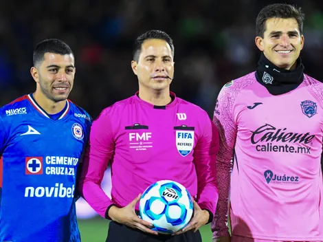 El show del árbitro Jesús Rafael López contra Cruz Azul