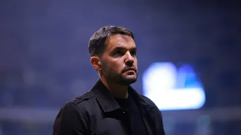 Nicolás Larcamón compareció en rueda de prensa en la previa del partido que jugarán Cruz Azul y Vancouver por la primera ronda de Concachampions.