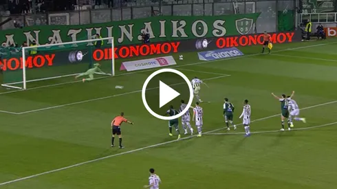 Giorgos Giakoumakis volvió a hacerse presente en el marcador y dejó al PAOK a un paso de la final de la Copa de Grecia.
