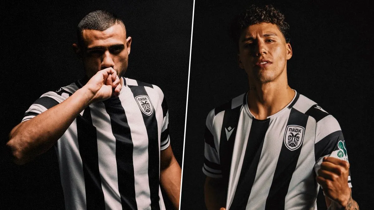 Giorgos Giakoumakis y Jorge Sánchez se reencontraron en Grecia (Instagra PAOK)