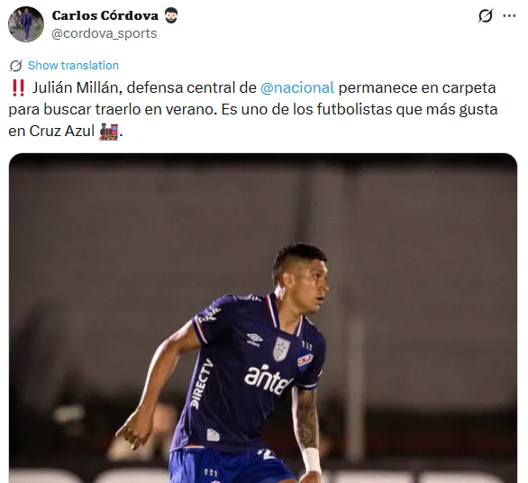 Información de Carlos Córdova