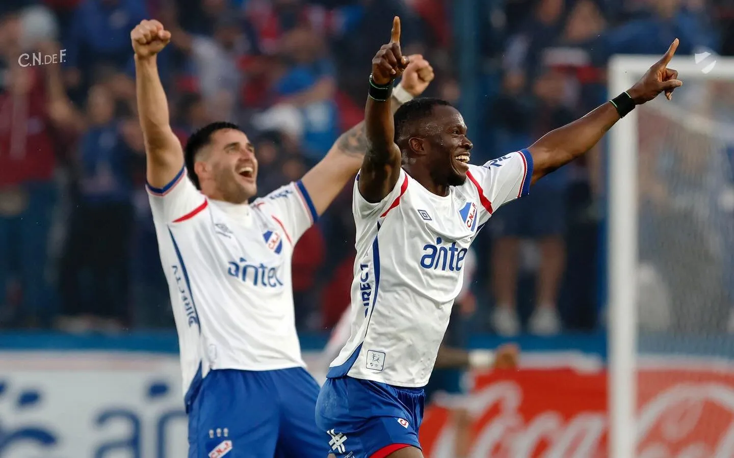 Ebere le dio el título a Nacional, pero no hicieron un gran esfuerzo económico por él. (@c_ebere11)