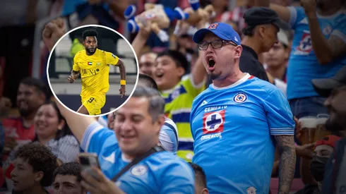 La afición de Cruz Azul reacciona al presente de Miguel Borja con Al Wasl.