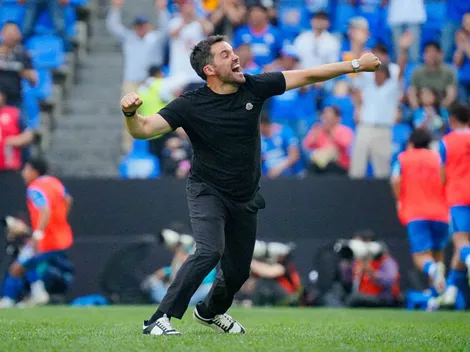 No se vio en TV: Larcamón "se transformó" en Anselmi tras ganar a Tigres