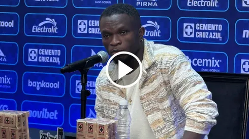 El nigeriano habló en conferencia de prensa este día lunes.