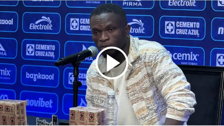 El nigeriano habló en conferencia de prensa este día lunes.
