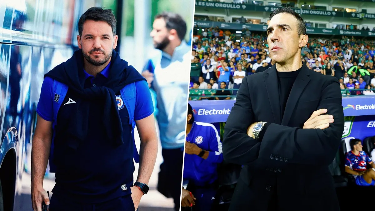 Nicolás Larcamón sigue a la sombra de Vicente Sánchez para la afición de Cruz Azul. (Archivo)