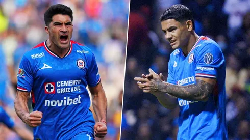 Nicolás Ibáñez y Gabriel Fernández se disputan el lugar como centro delantero de Cruz Azul.