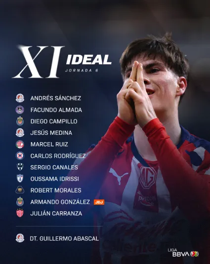 XI  ideal de la fecha 6