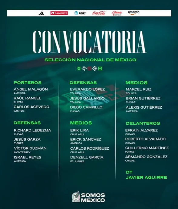 Convocatoria de México