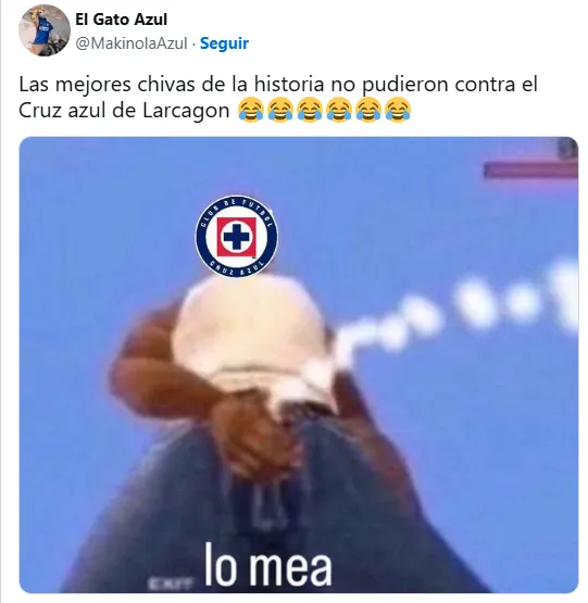 Los memes del Cruz Azul – Chivas. (X)