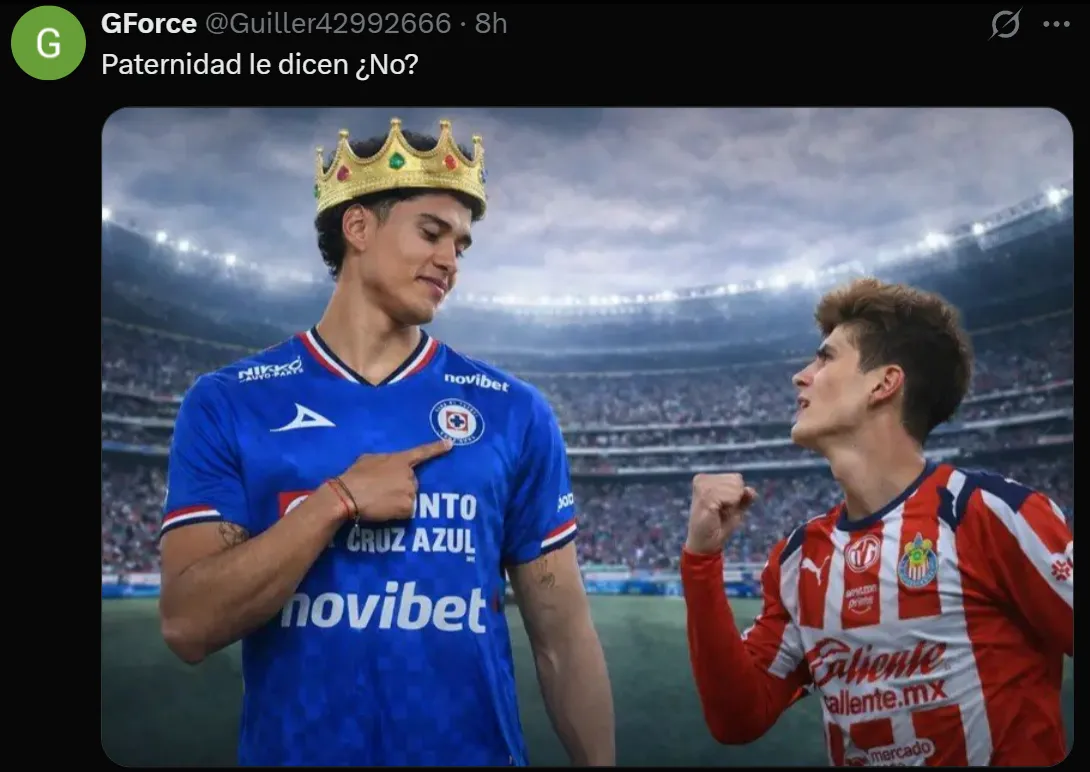 Los memes del Cruz Azul – Chivas. (X)