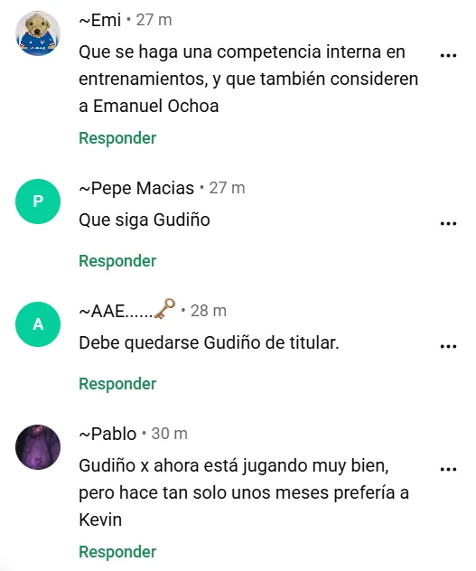 Afición quiere a Gudiño de titular.
