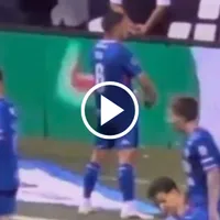 El festejo de Erik Lira a lo Willer Ditta contra Chivas