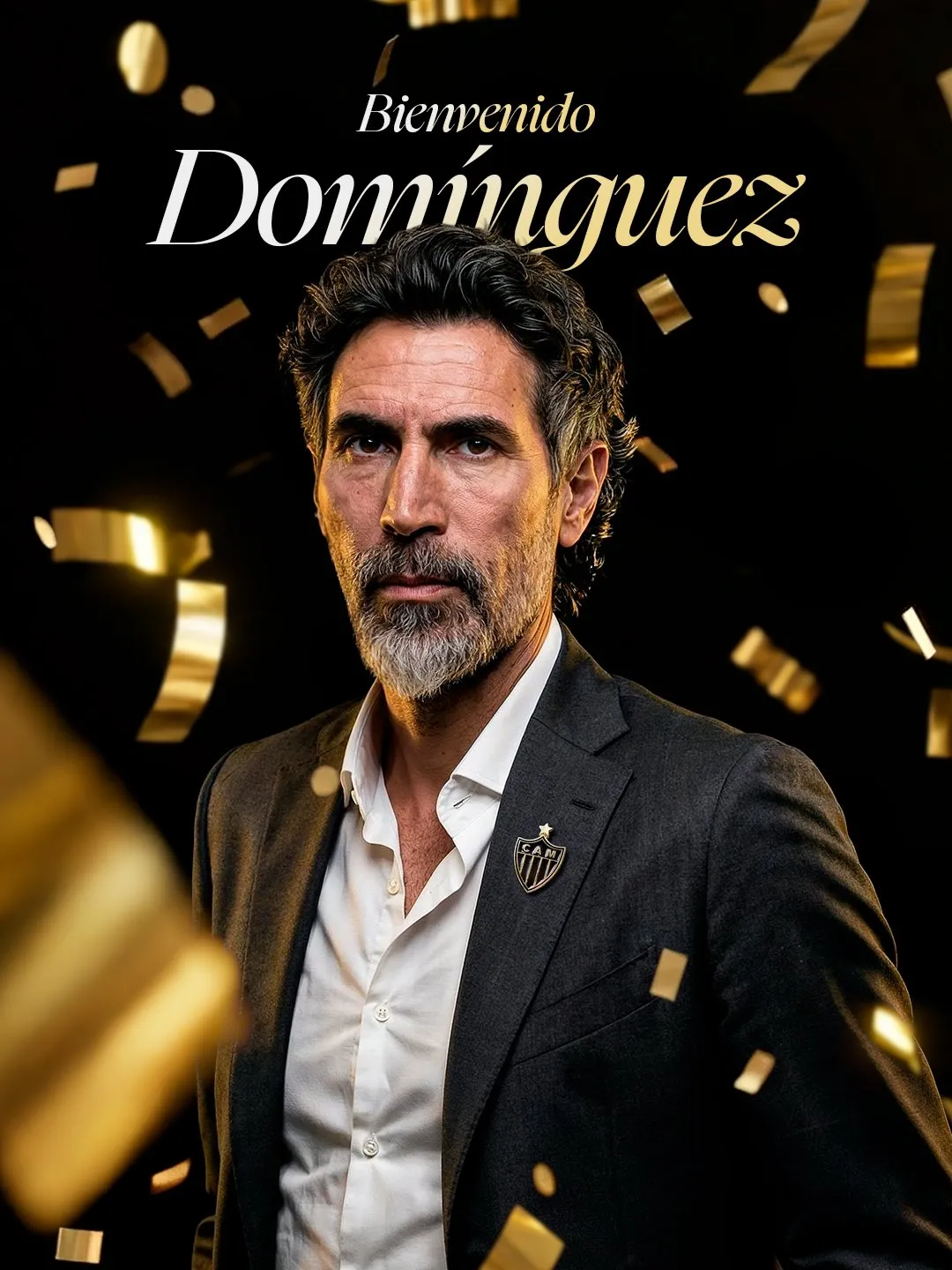 Atlético Mineiro presentó a Eduardo Domínguez. (@Atletico)