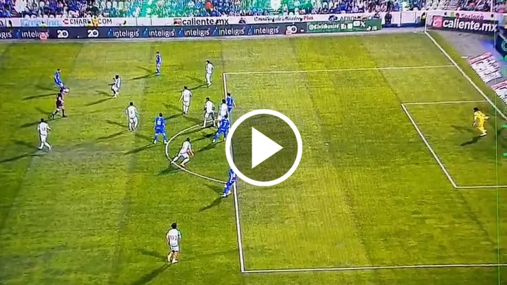 Jeremy Márquez fue el encargado de poner el primero de Cruz Azul ante el Santos en una jugada que dará mucho de qué hablar.