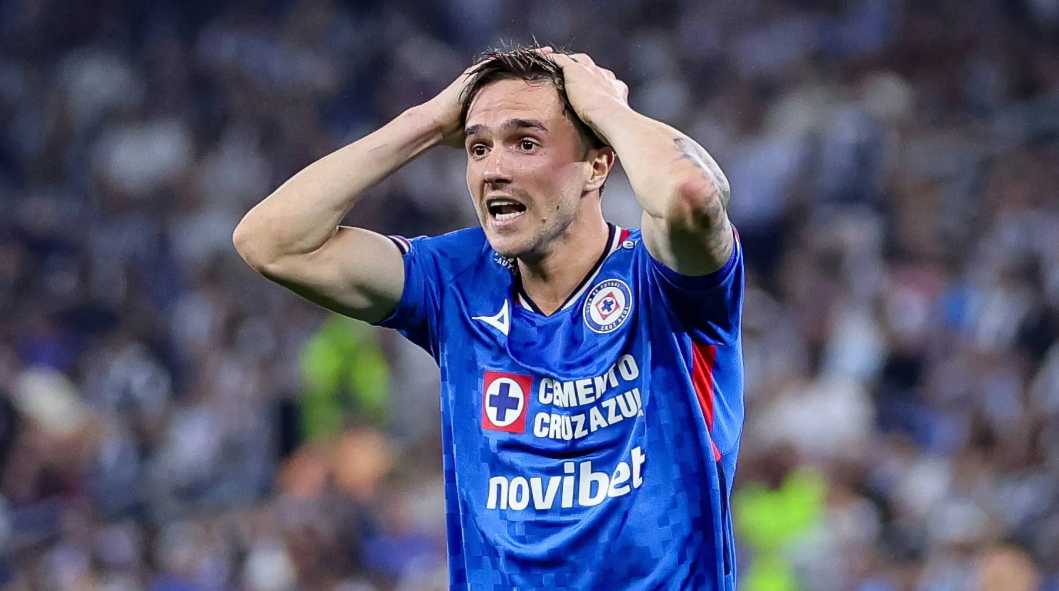 Agustín Palavecino podría perderse el Cruz Azul vs. Pumas