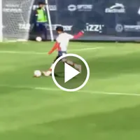 Como Yamal: el gol de otro planeta de un canterano de Cruz Azul