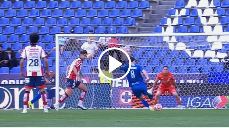 El golazo a puro talento de Agustín Palavecino ante San Luis