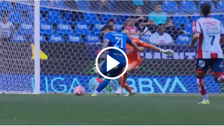 ¡Se quiere quedar! El gol de Gabriel Fernández frente a San Luis