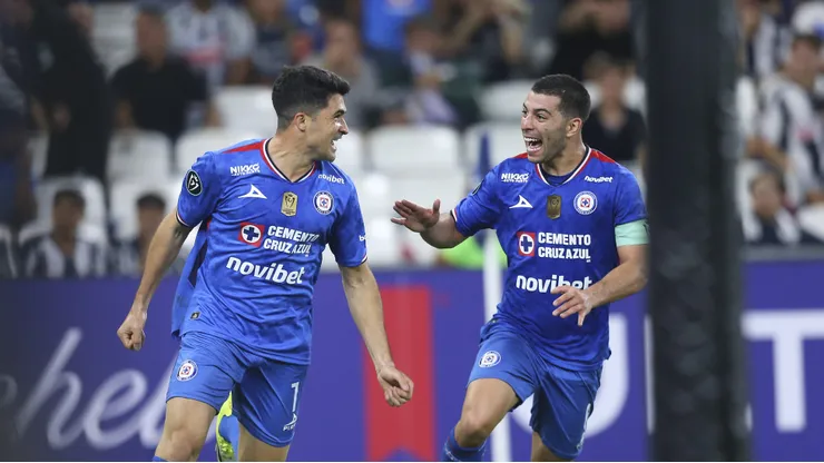 Nicolás Ibáñez marcó el gol del triunfo para Cruz Azul en la ida de octavos de final ante Rayados.