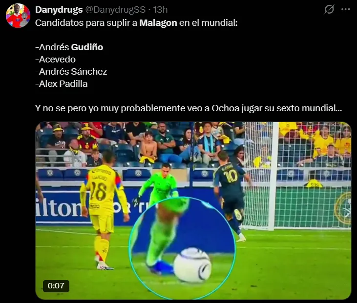 Las redes piden a Gudiño para el Mundial 2026. (X)