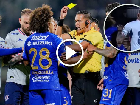 Carrasquilla golpeó en el rostro a Piovi y reavivó la polémica en Cruz Azul