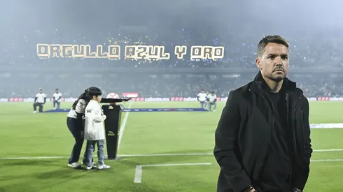 Nicolás Larcamón compareció ante los medios de comunicación después del empate de Cruz Azul contra los Pumas de la UNAM.