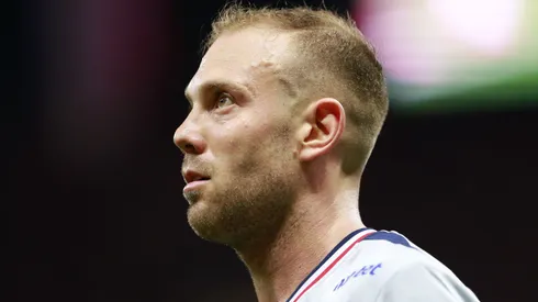 GUADALAJARA, MEXICO – AGOSTO 30: Carlos Rotondi del Cruz Azul durante el juego de la jornada 7 del Torneo Apertura 2025 de la Liga BBVA MX en el Estadio AKRON el 30 de agosto de 2025 en Guadalajara, Mexico. (Foto: Alfredo Moya/JAM MEDIA)