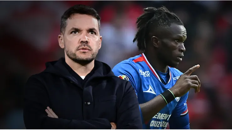 Nicolás Larcamón explicó las razones detrás de la falta de minutos de Christian Ebere en Cruz Azul.