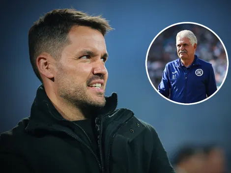 Tuca Ferretti le marca el camino a Larcamón en Cruz Azul