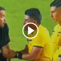No se vio por TV: el encontronazo de Nicolás Larcamón con los árbitros