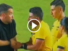 No se vio por TV: el encontronazo de Nicolás Larcamón con los árbitros