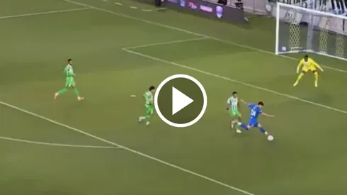 Mateo Levy encontró un balón en el área y disparó rasante que contó con la complicidad del portero. Cruz Azul lo gana 3-0.