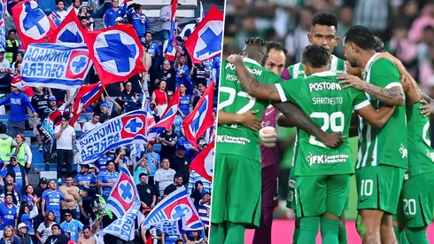 Afición de Cruz Azul cargó contra el futbol colombiano.