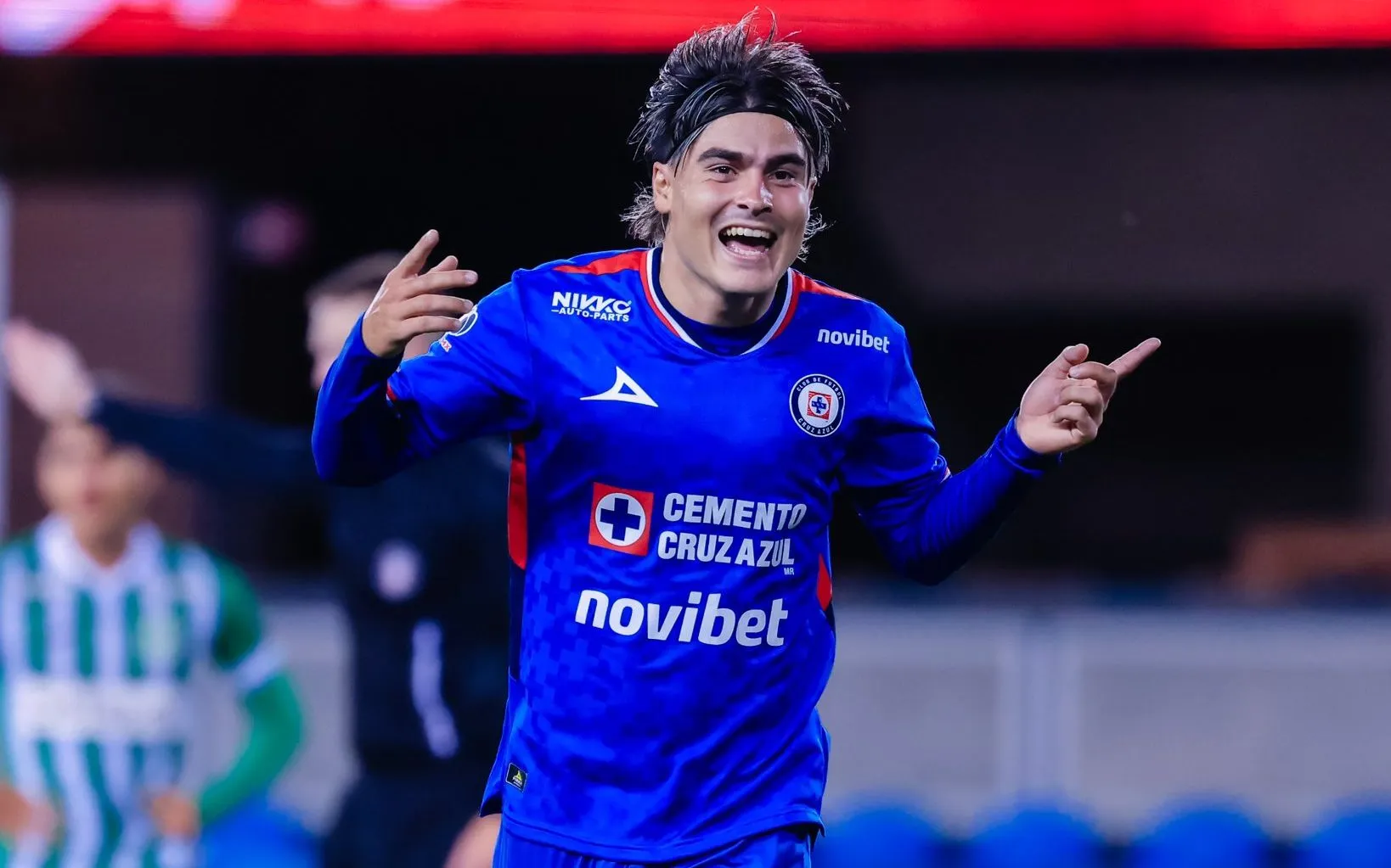 Luka Romero, uno de los autores de los goles ante Nacional. (@CruzAzul)