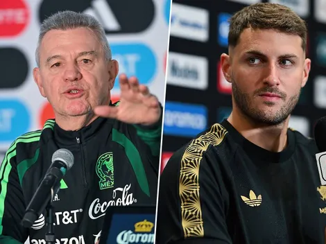 Lapidaria frase de Javier Aguirre sobre Santi Giménez en México