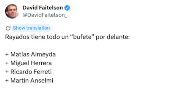 Los candidatos que Faitelson propone para Rayados