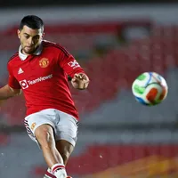 ¿Lira en el United? La imagen con Bruno Fernándes que se hizo viral