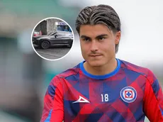 El millonario carro con el que Luka Romero se retiró de La Noria