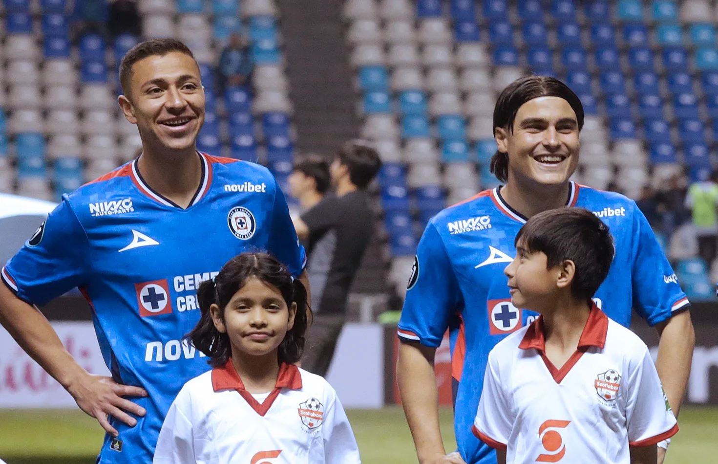 Luka Romero y Andrés Montaño, con chances ante Pachuca. (Imago 7)