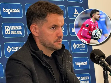 Larcamón rompió el silencio tras el error de Gudiño en Cruz Azul
